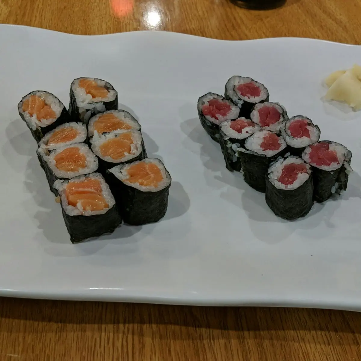Tuna Roll and Salmon Roll