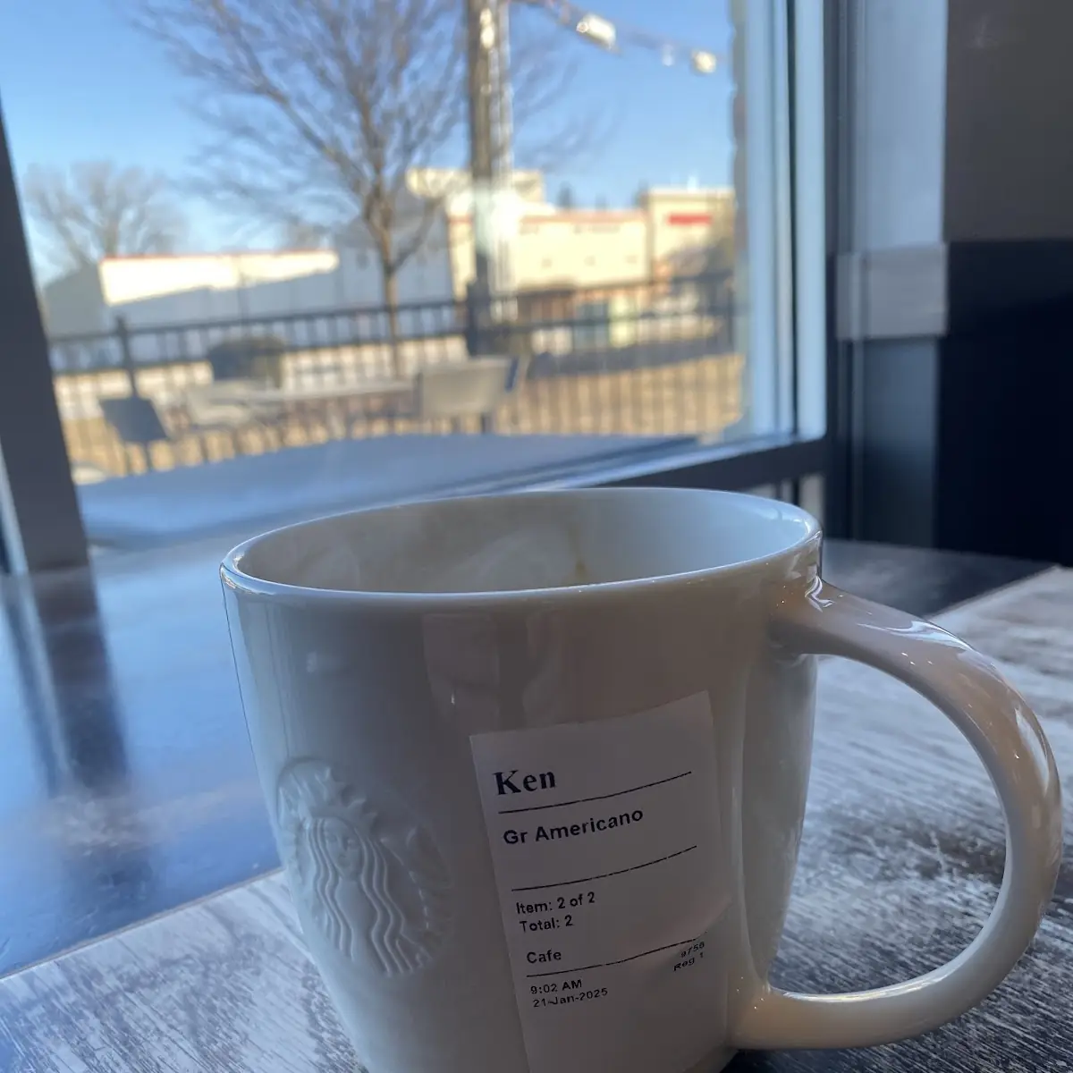 Hot Americano Coffee