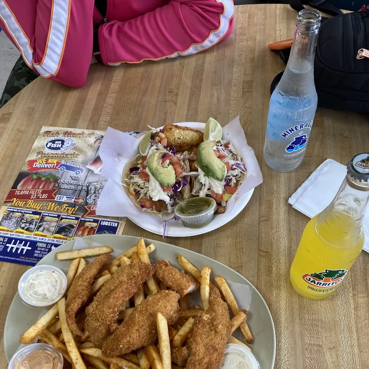 Fish and Chips and Fish Tacos with Avocado