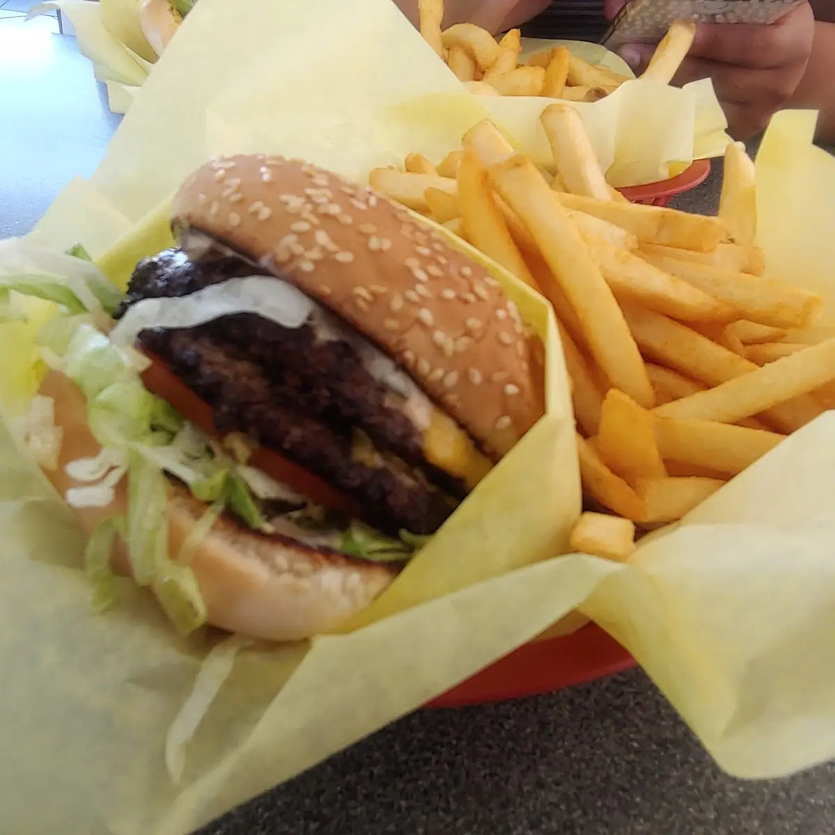 Double Cheeseburger Well Done