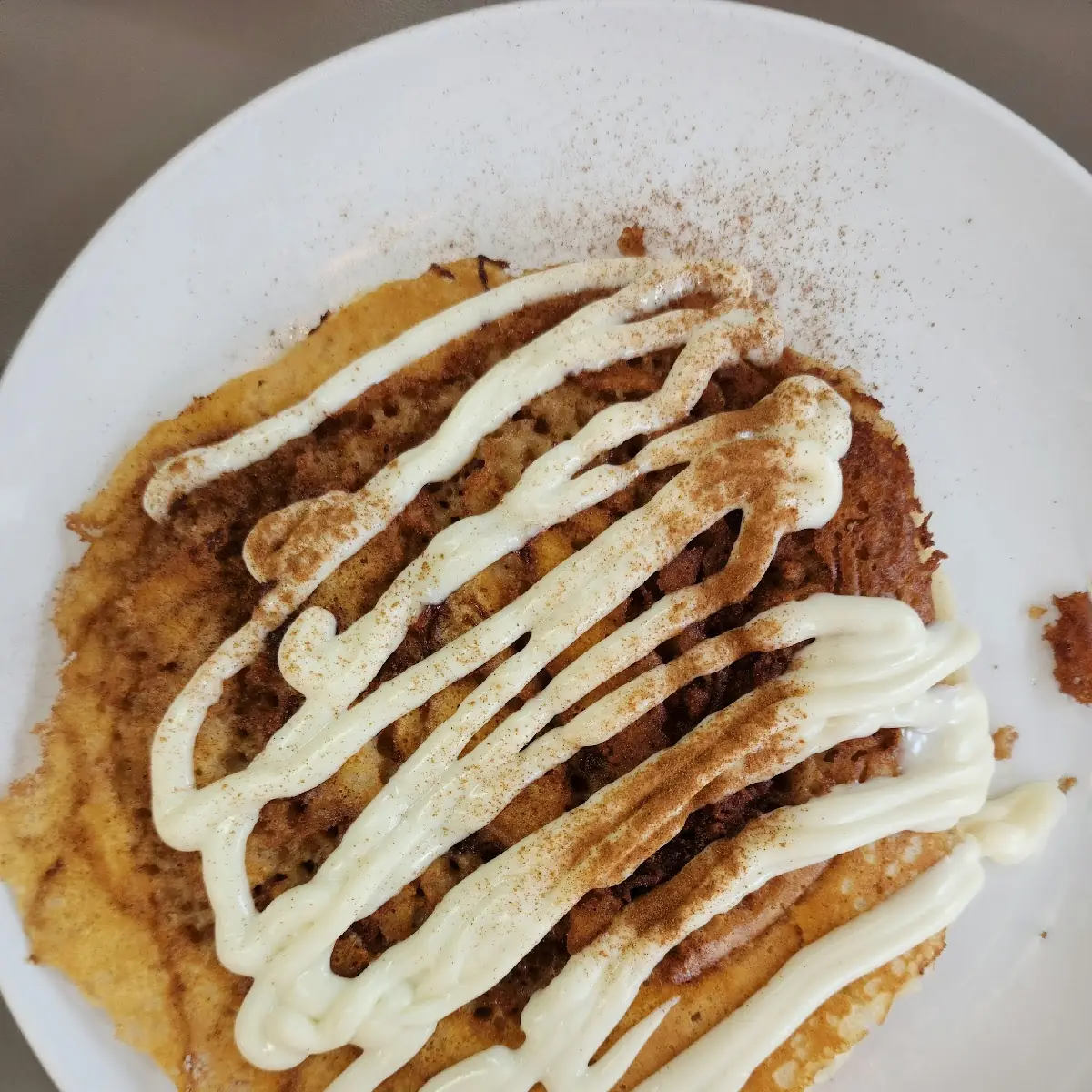 Cinnamon Roll Pancakes