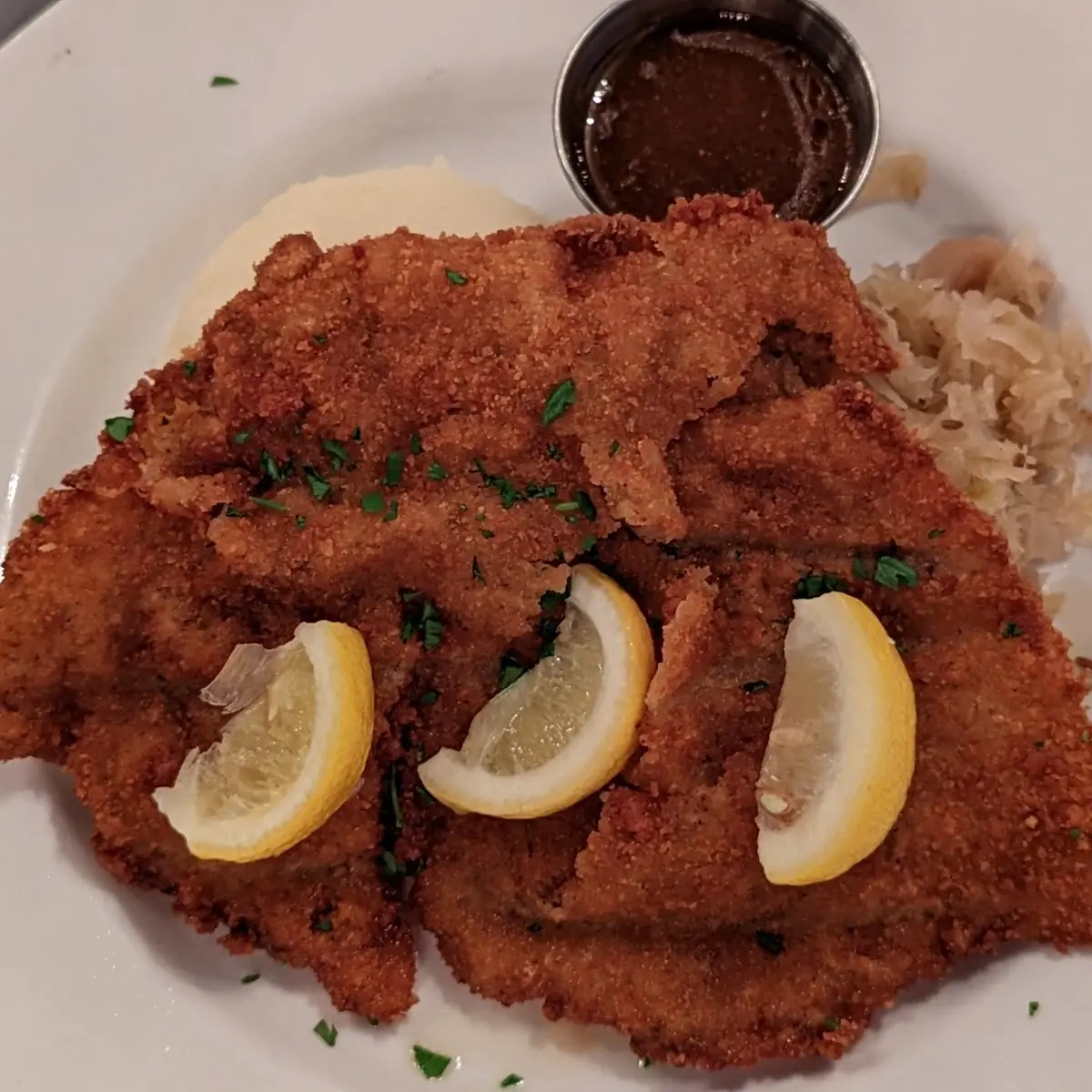 Veau Viennoise Wiener Schnitzel