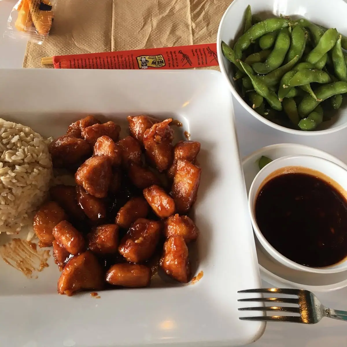Orange Chicken Brown Rice