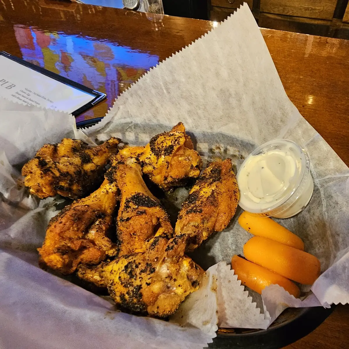 Blackened Buffalo Wings