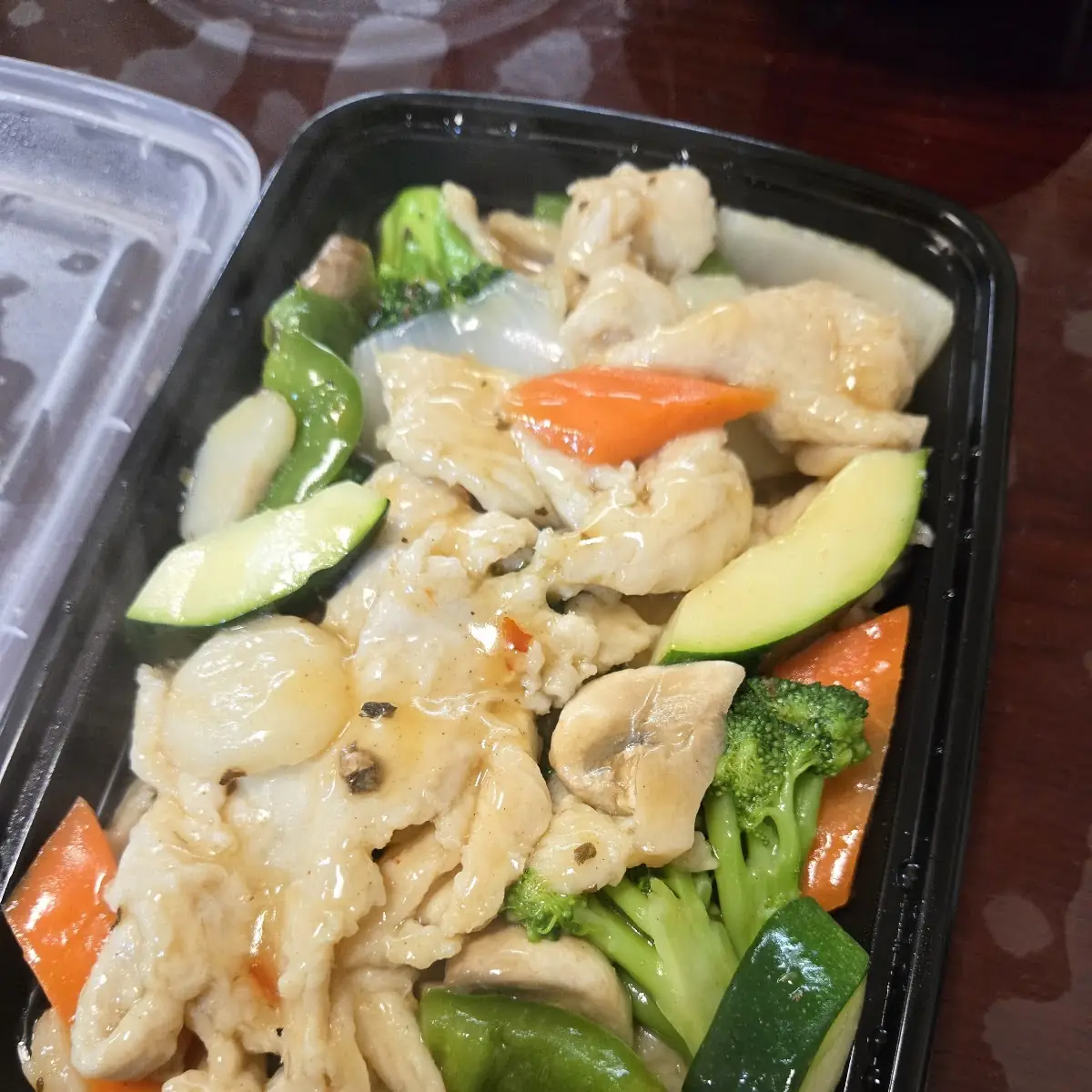 Steam Chicken with Mixed Vegetable