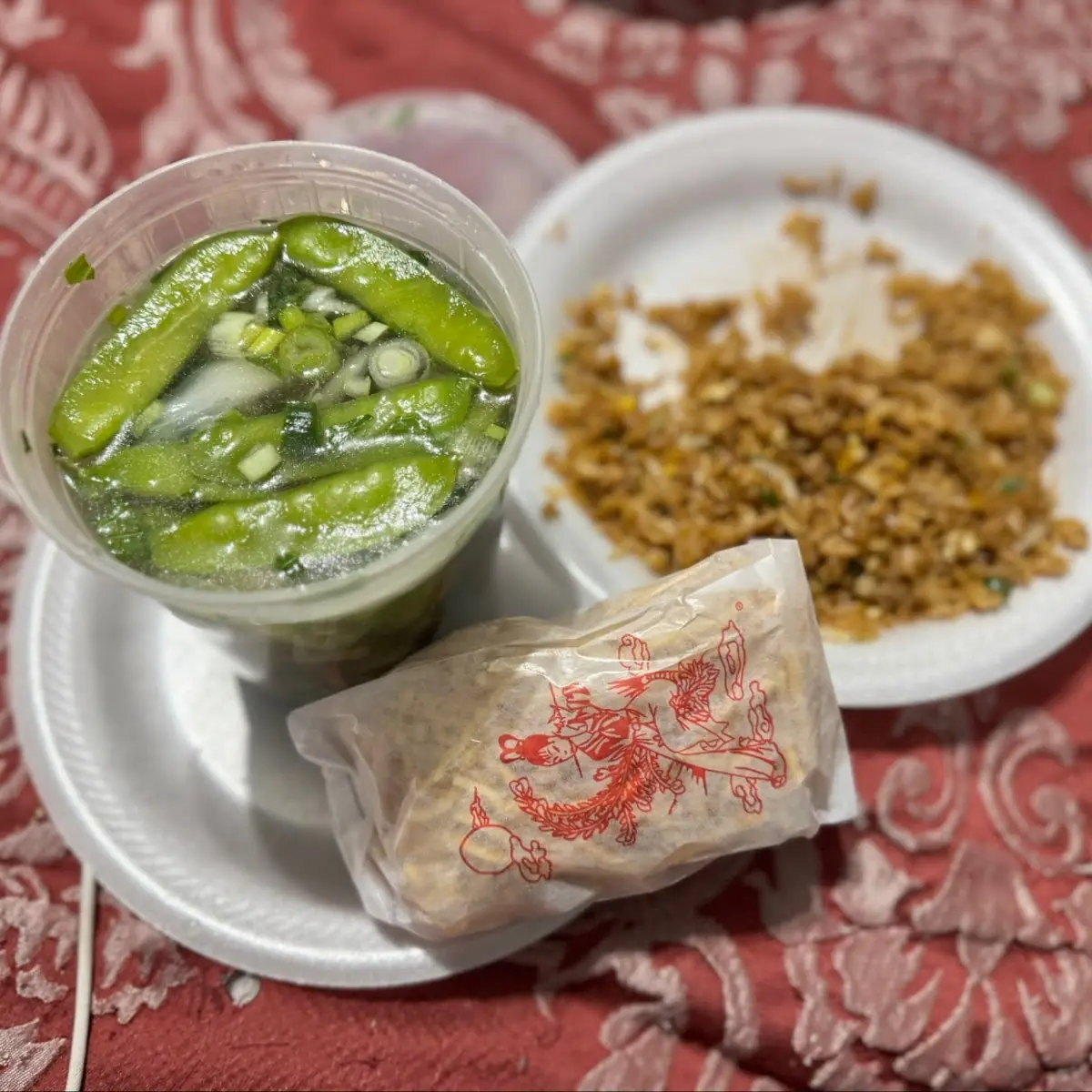 Veg Fried Rice & Vegetable Soup