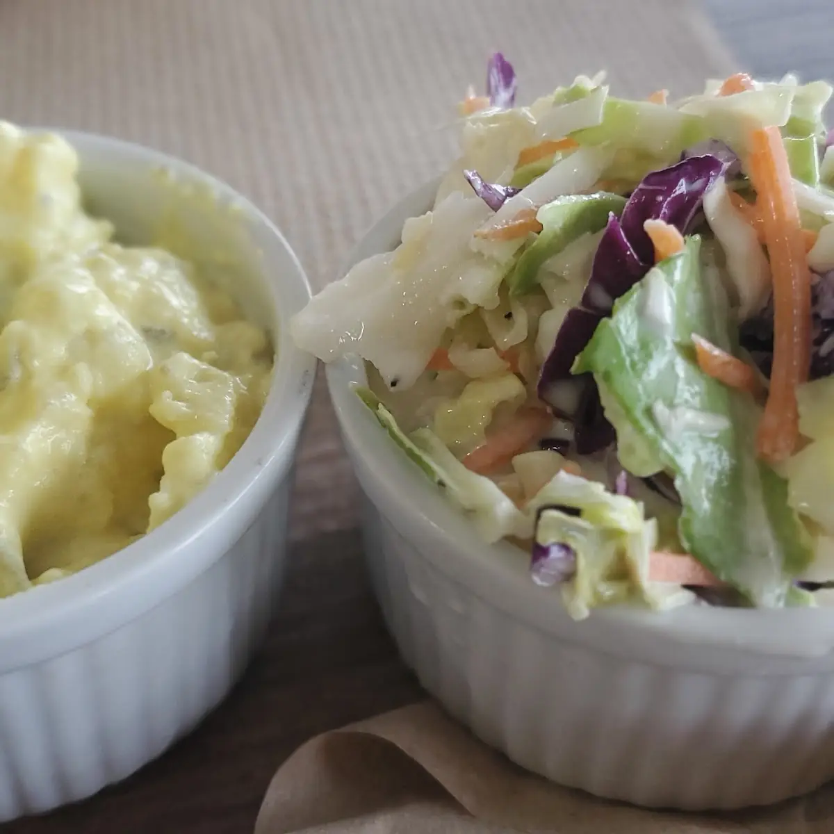 Potato Salad and Coleslaw