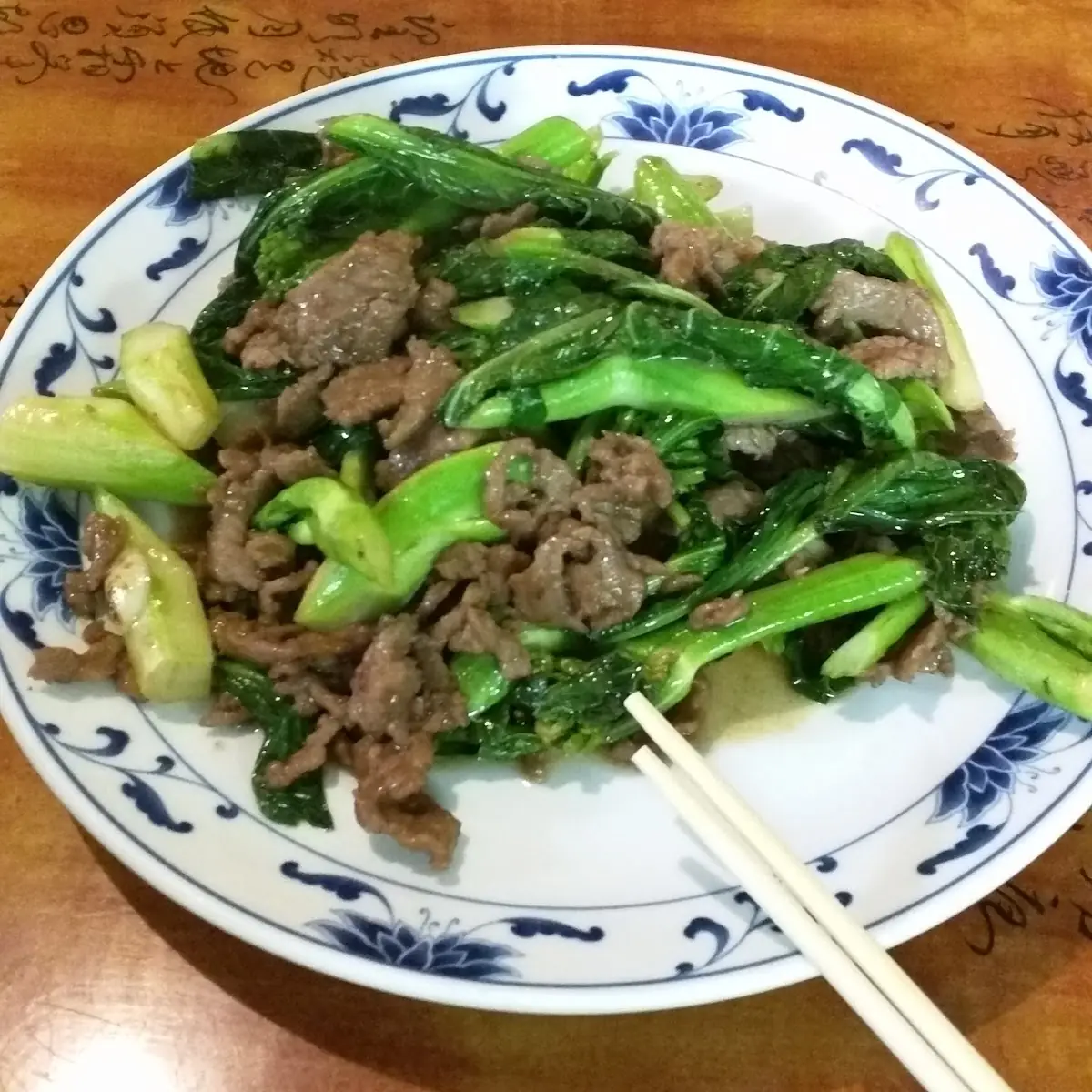 Beef with Chinese Broccoli