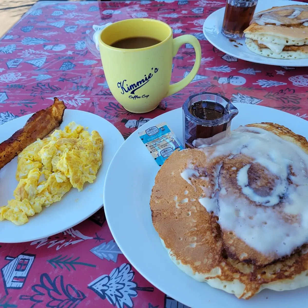 Cinnamon Roll Pancakes