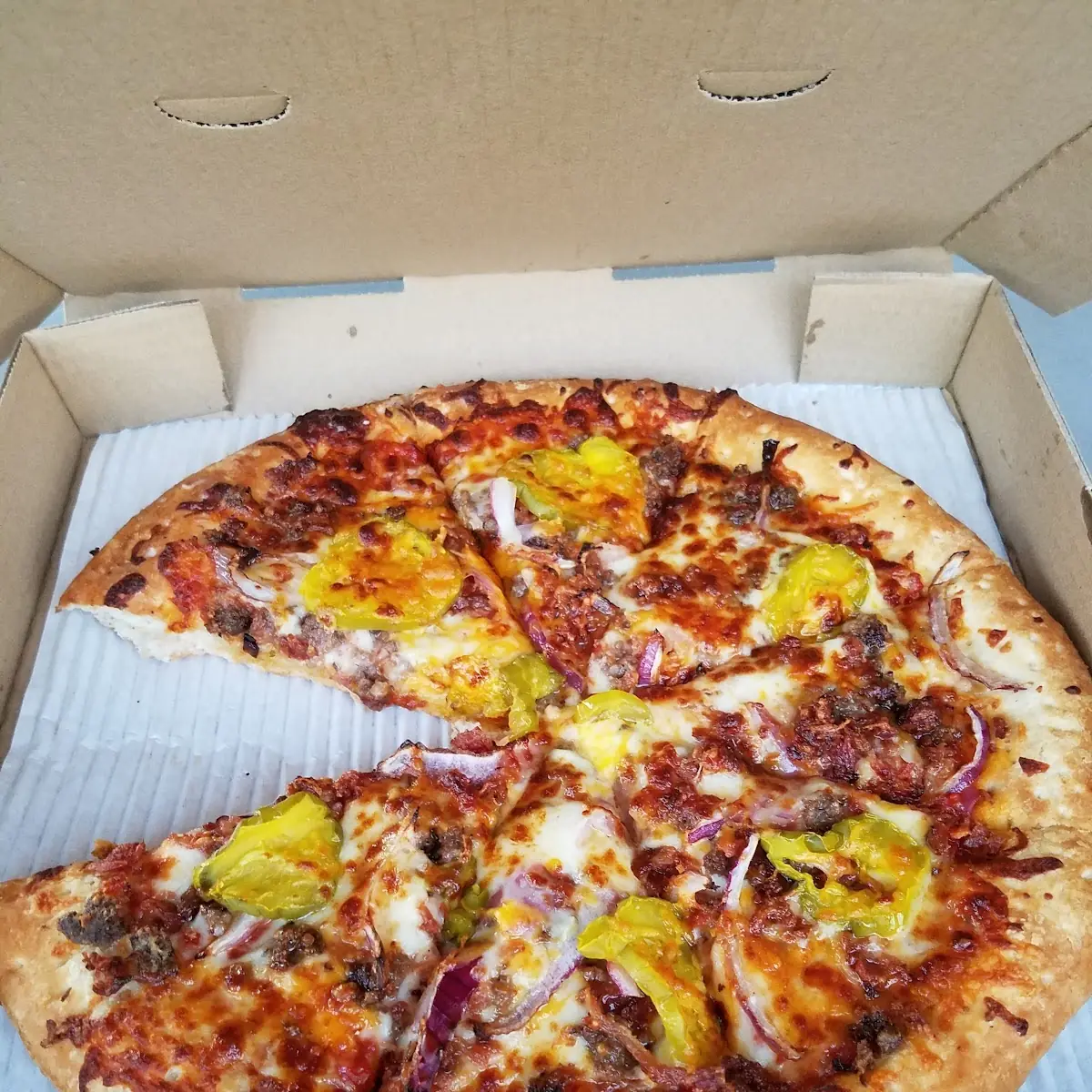 Bacon Cheeseburger Pizza