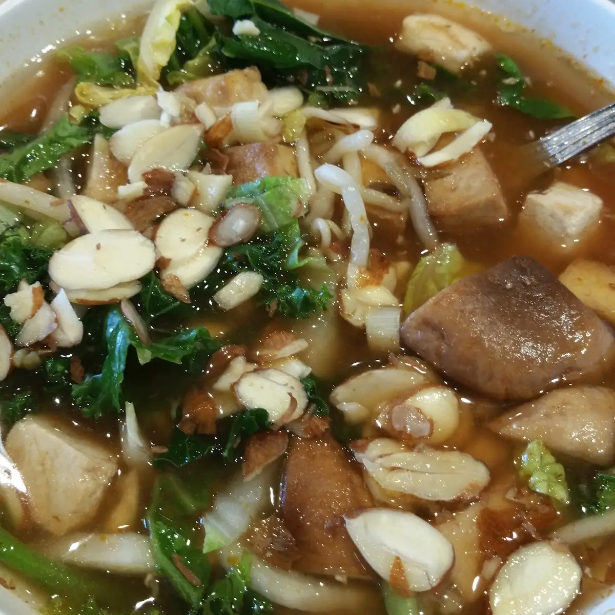 Shiitake and Tofu Bone Broth