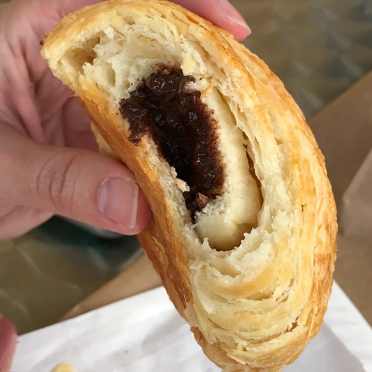 Dark Chocolate Croissant
