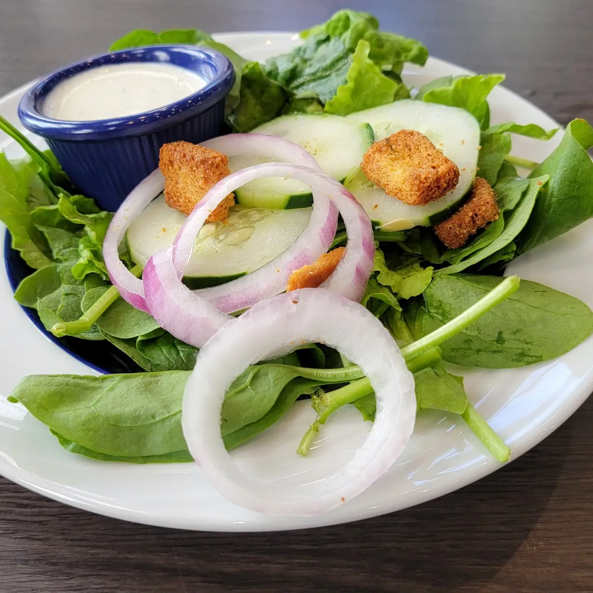 Side Salad with Dressing