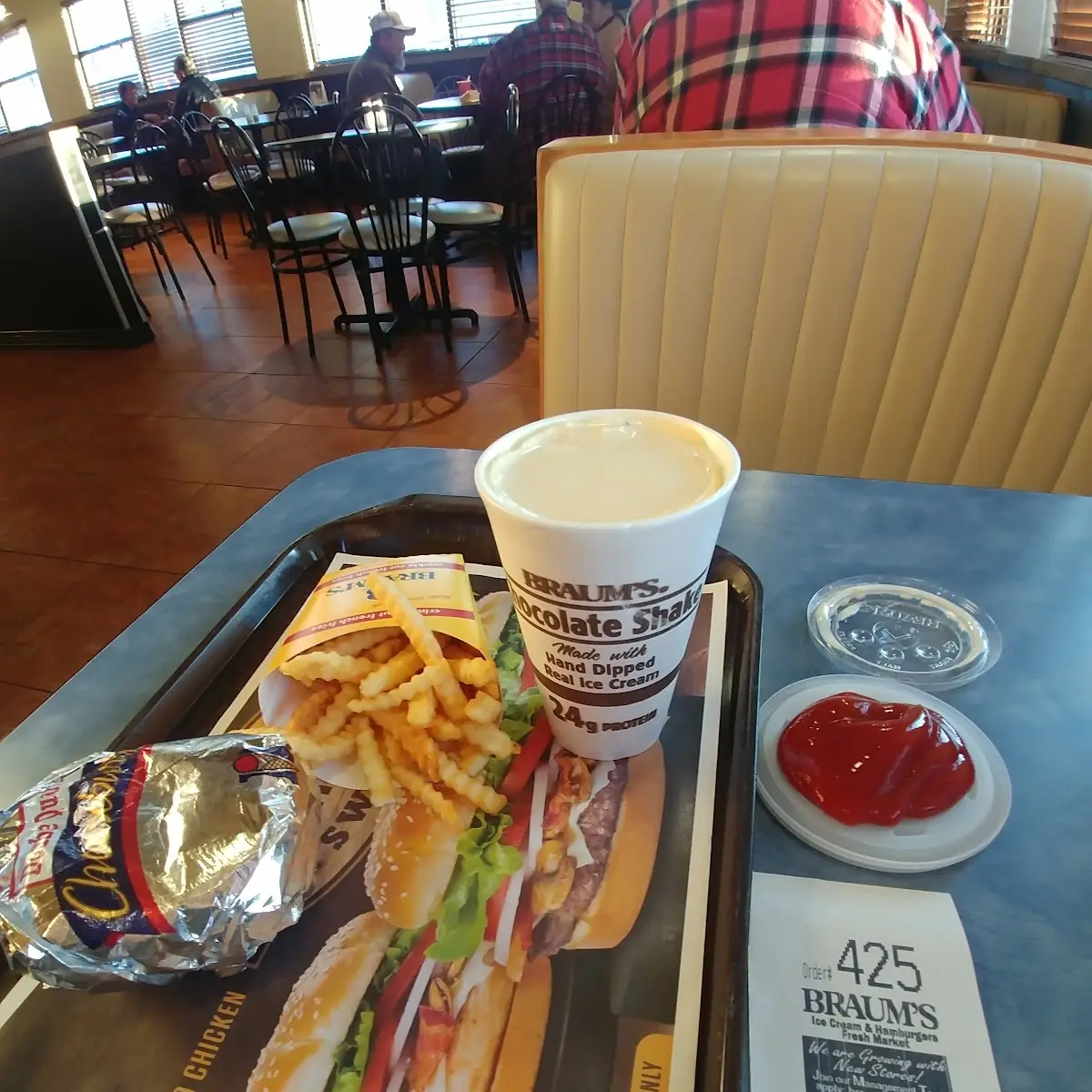 Double Cheeseburger Malt Combo