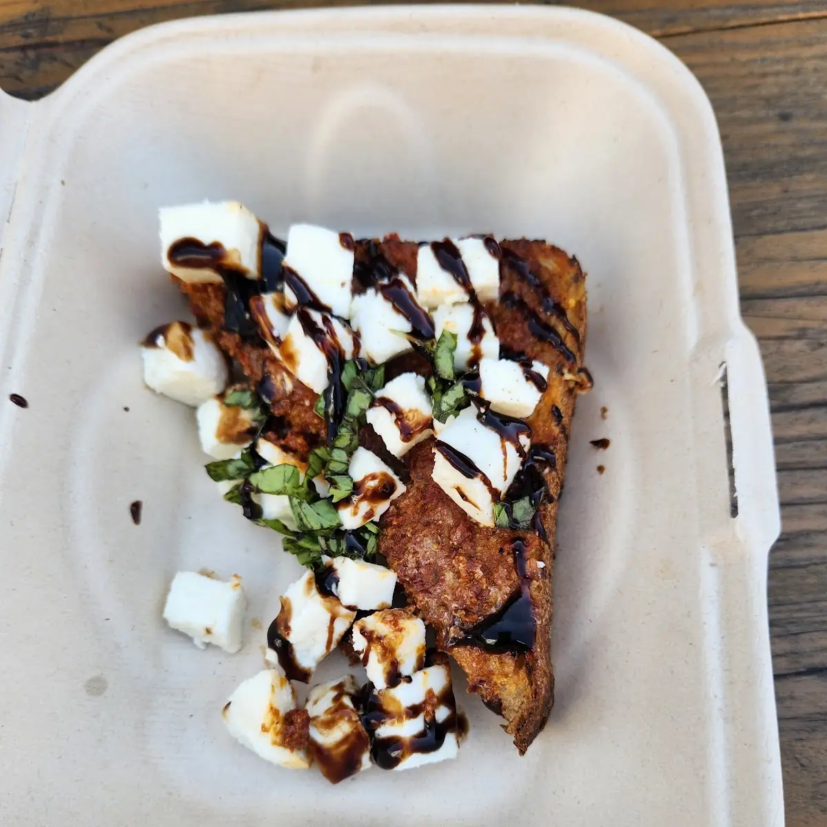 Sun-Dried Tomato Caprese Toast