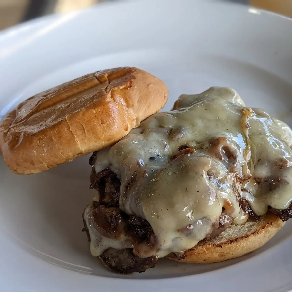 Mushroom & Swiss Burger