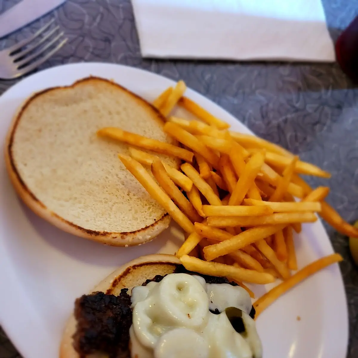 Mushroom Swiss Burger