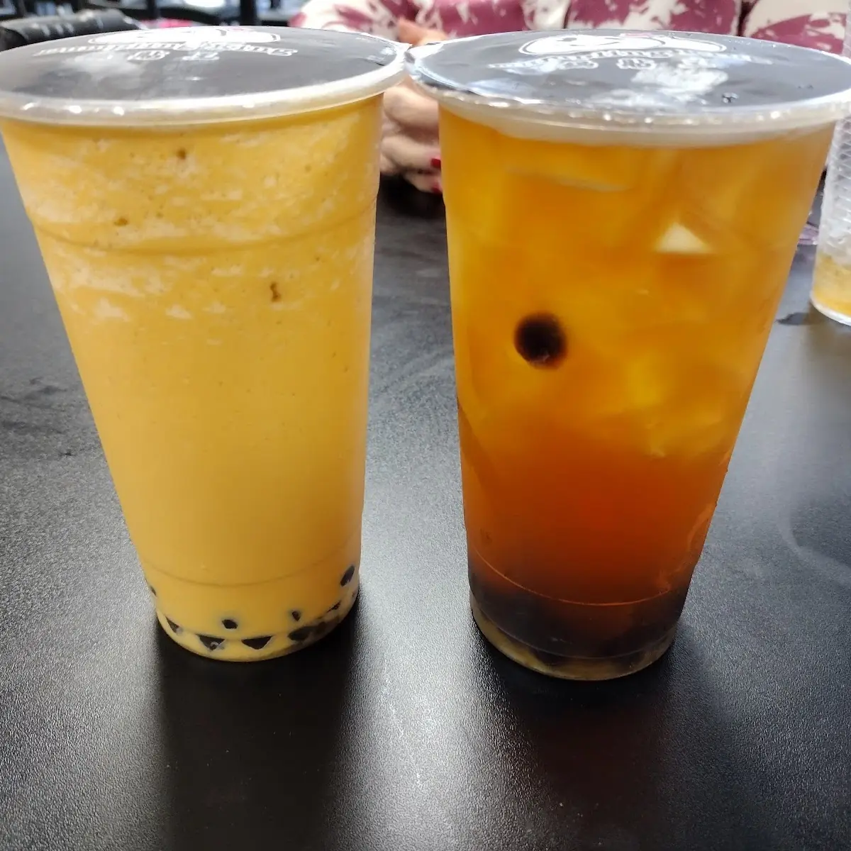 Iced Fruit Tea with Boba
