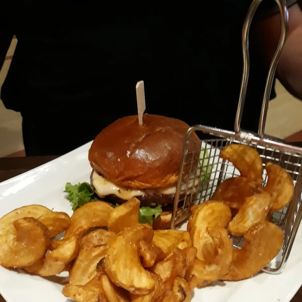 Buffalo Burger with Fries