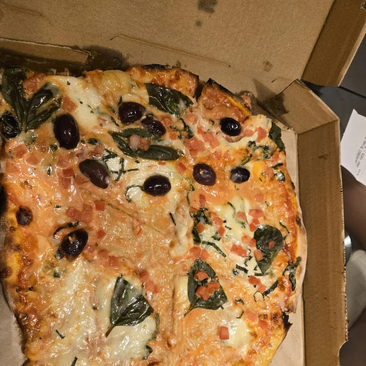 Mushroom Pizza in a Box