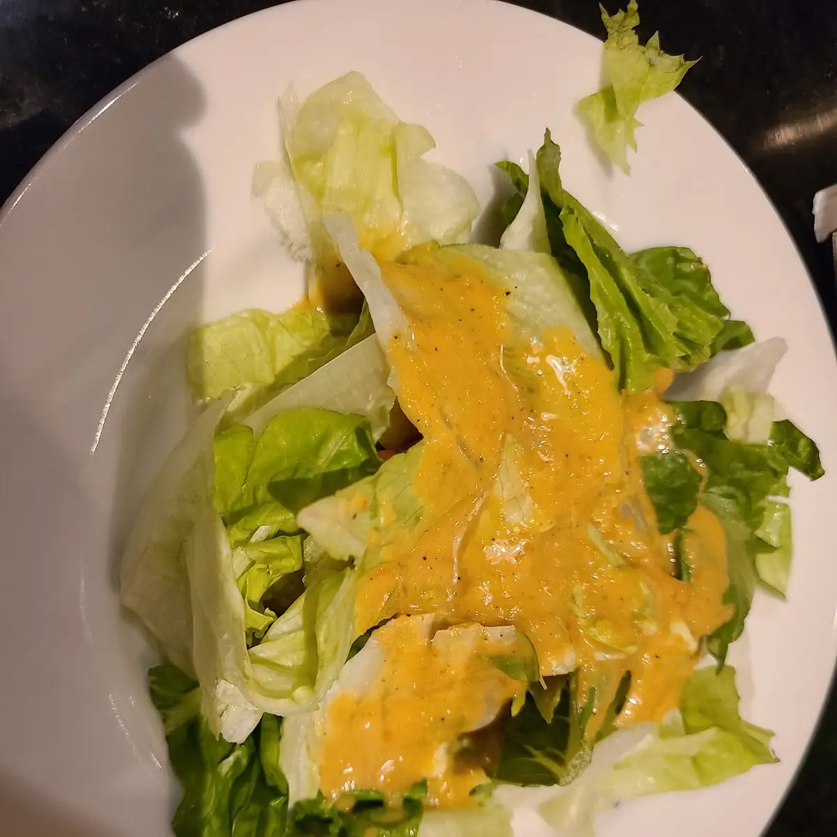 Salad with Ginger Dressing