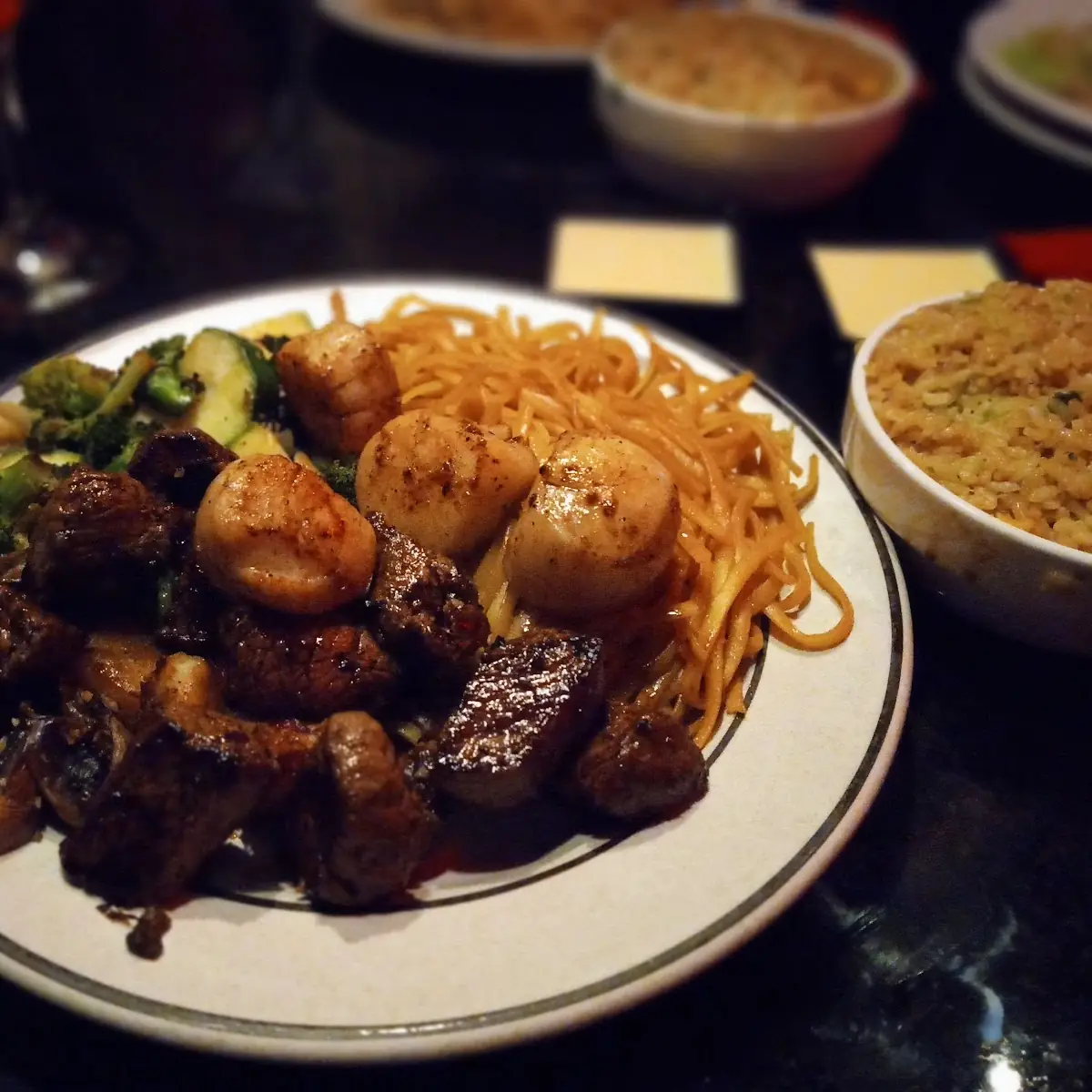 Steak and Scallop