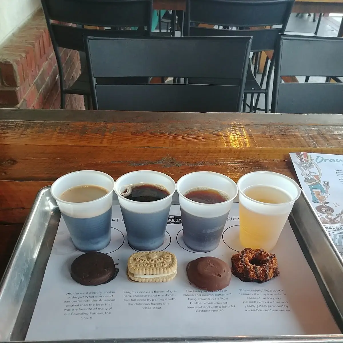Girl Scout Cookie Beer Flight