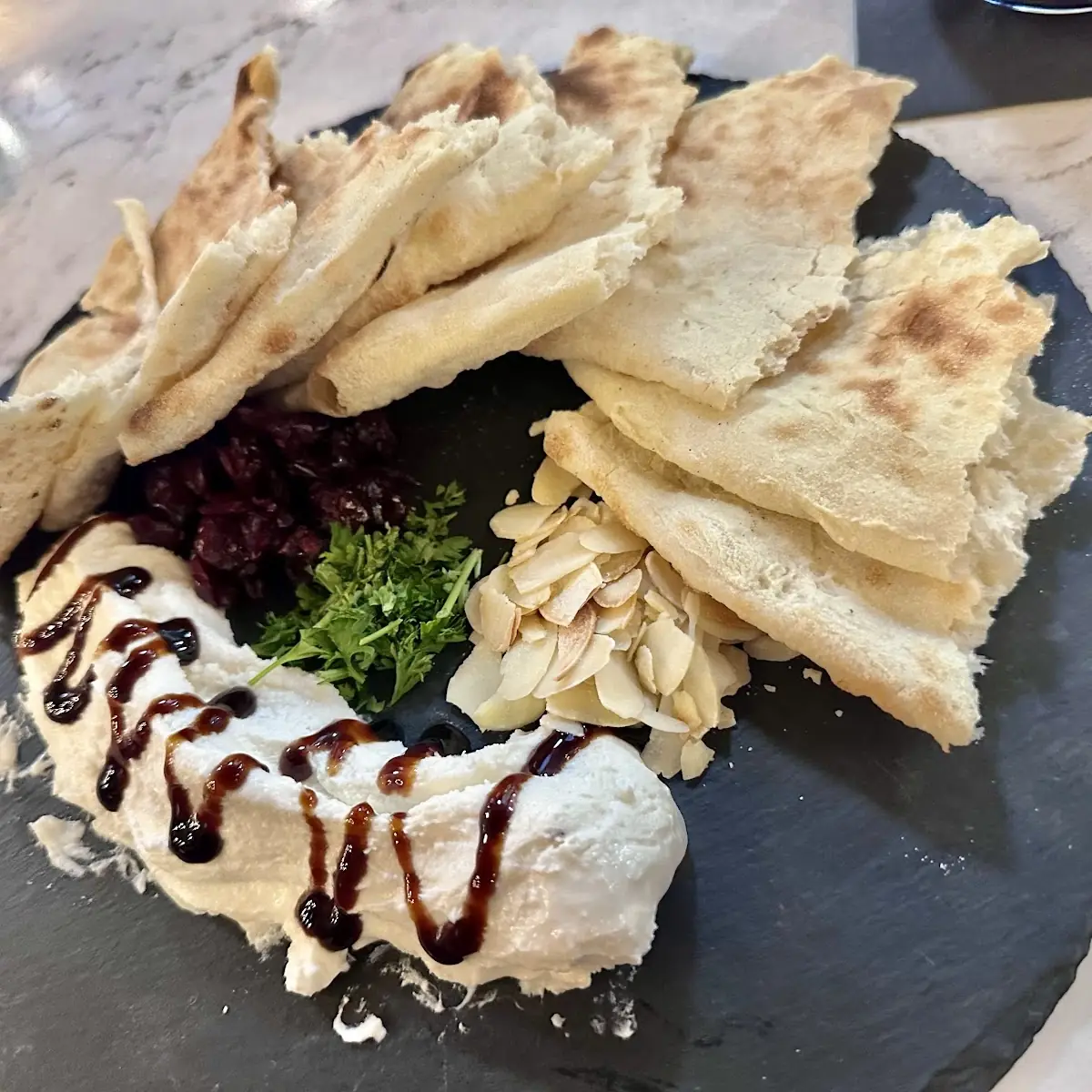Whipped Goat Cheese and Honey