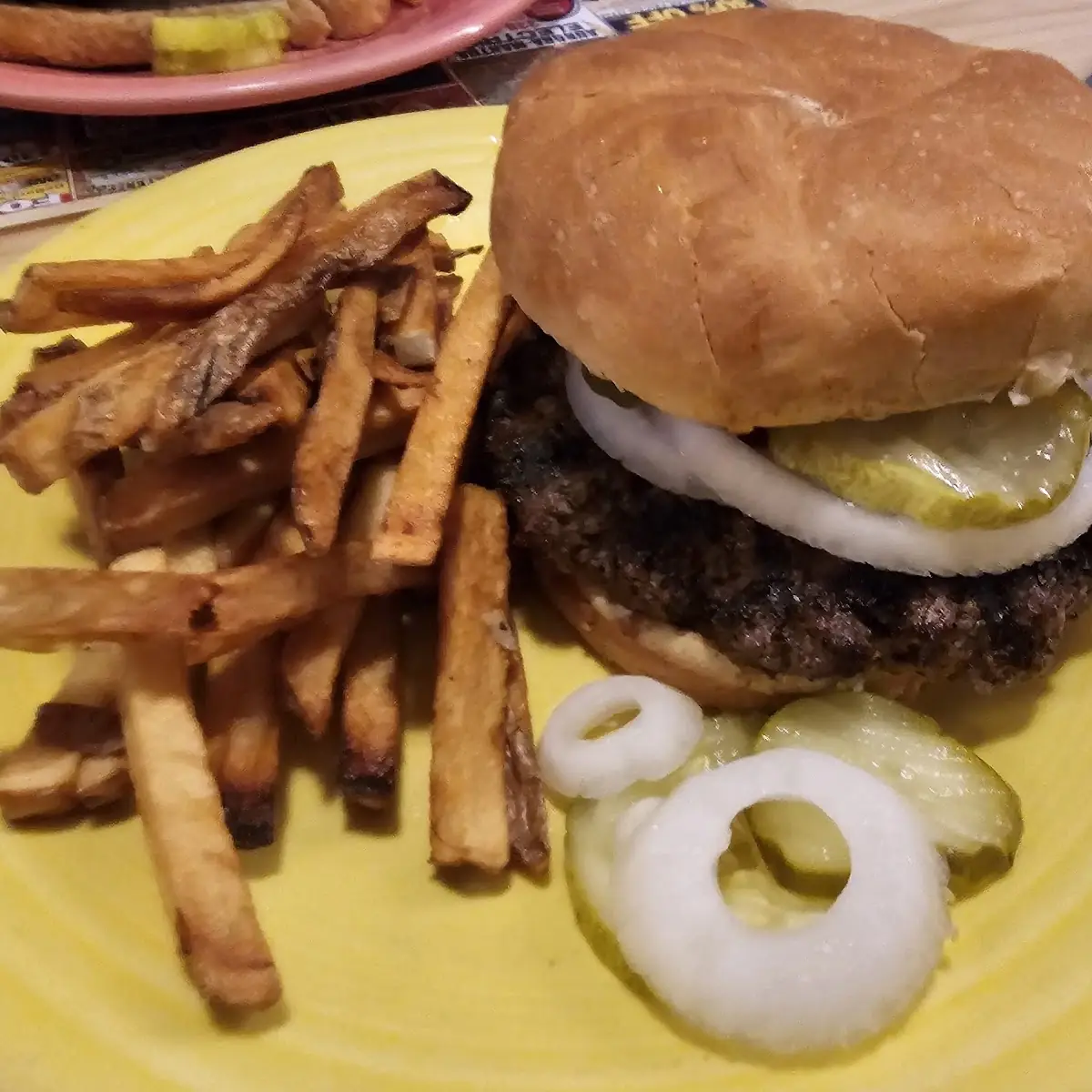 1 2 Burger and Fries