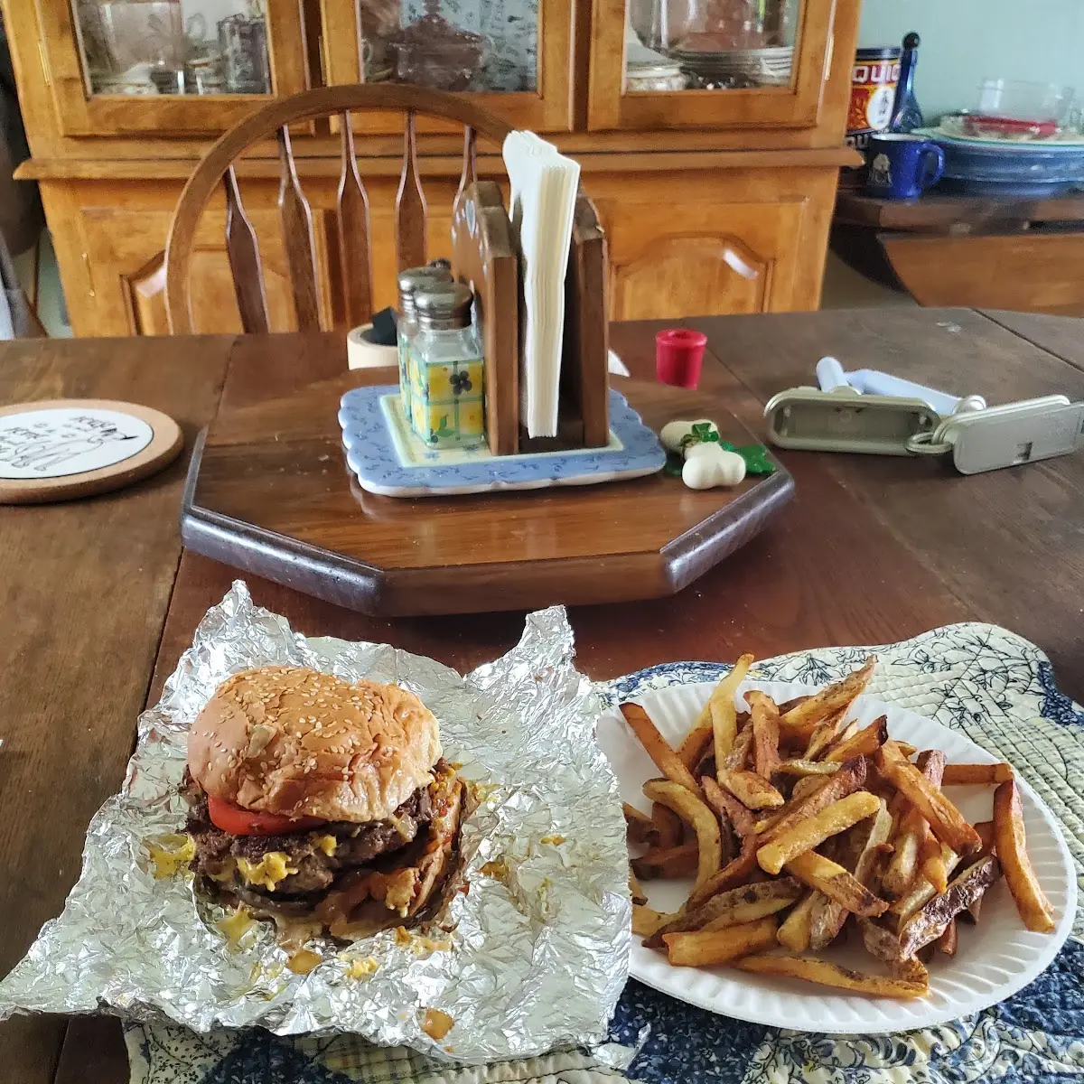 Bacon Double Cheeseburger All the Way