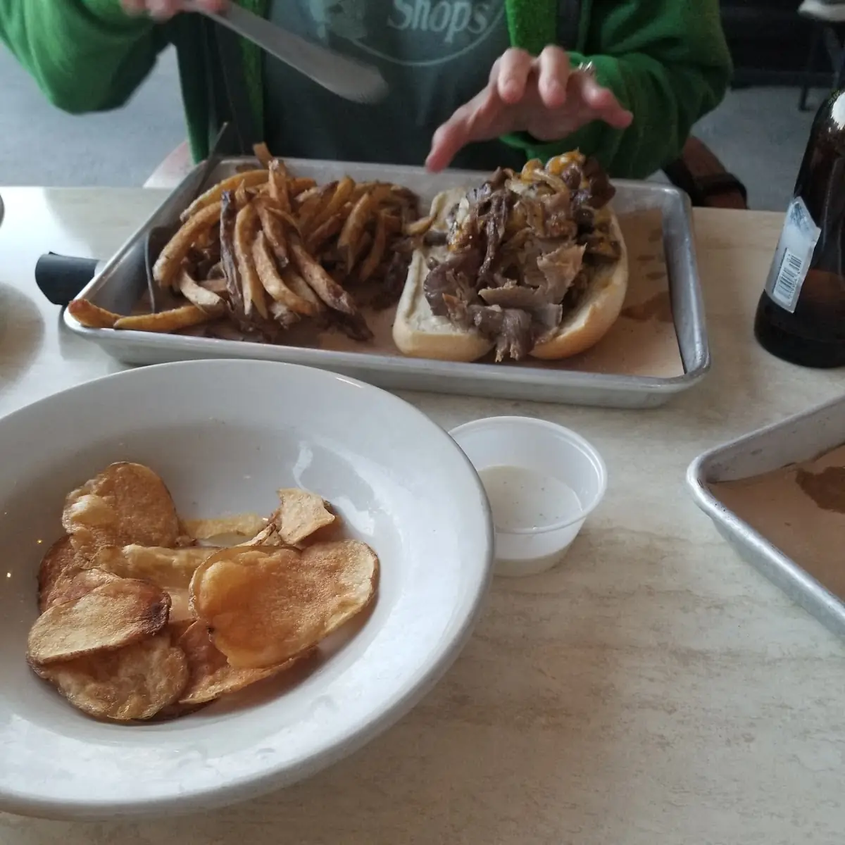 Appetizer Homemade Potato Chips