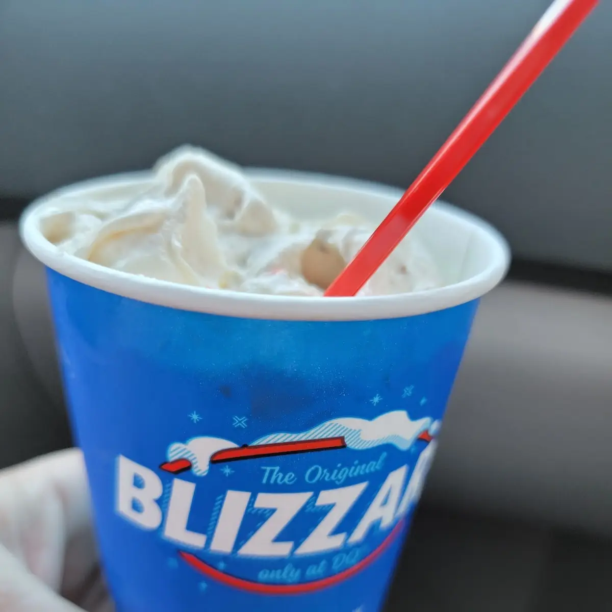 Reese's Pieces Cookie Dough Blizzard