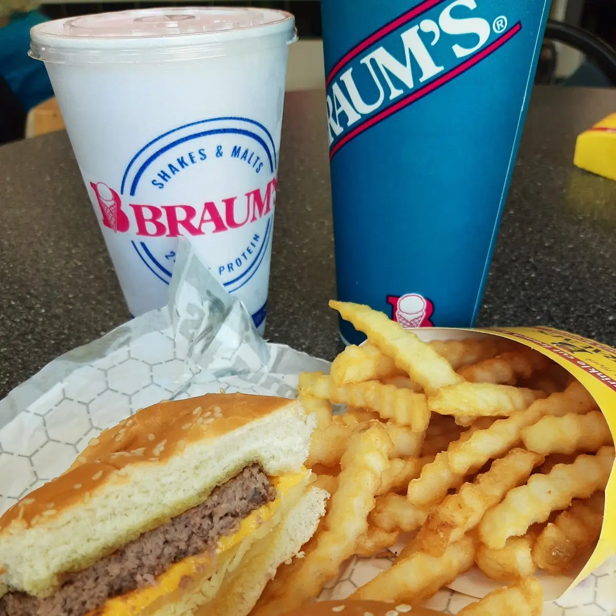 Four Cheese Burger Combo