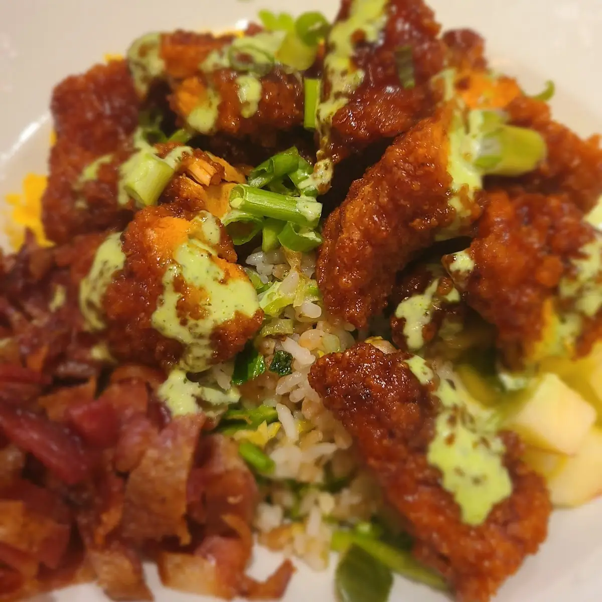Fried Chicken Rice Bowl