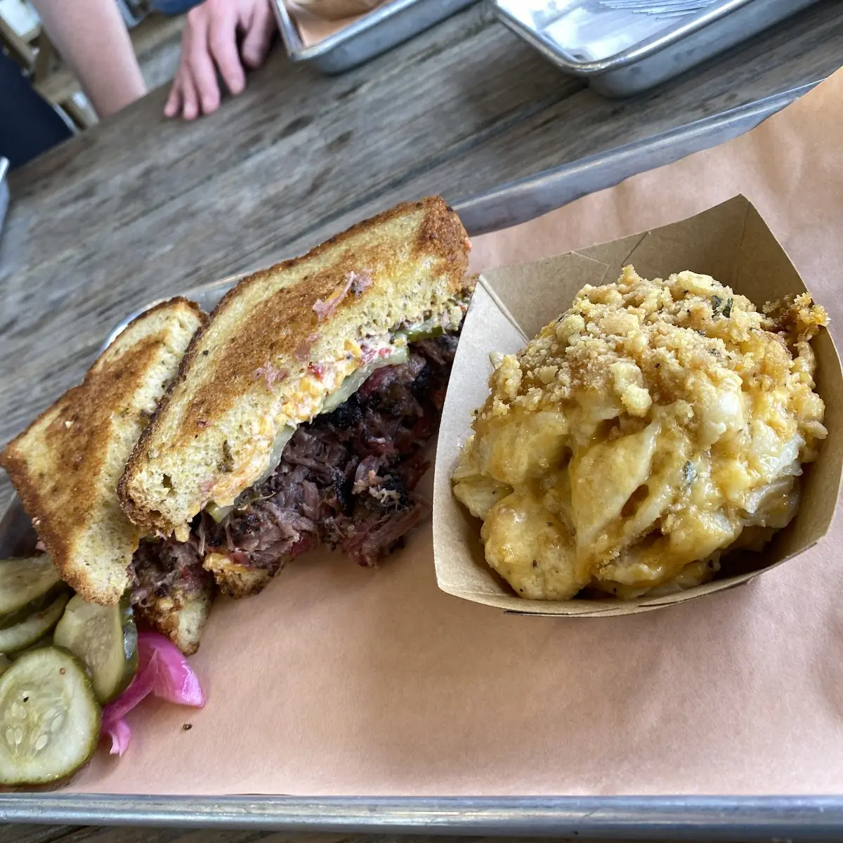 Brisket Grilled Cheese
