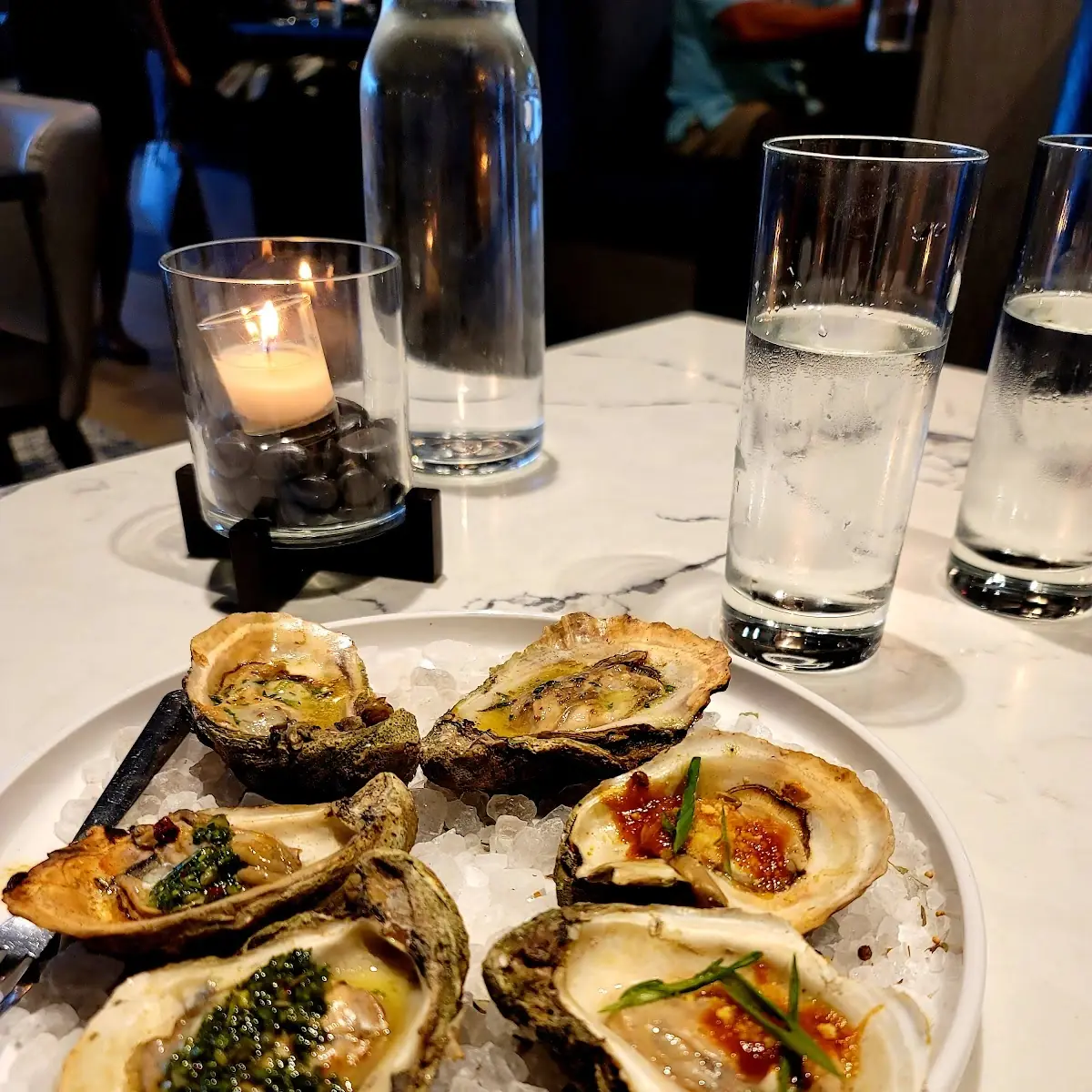 Grilled Gulf Oysters Rockefeller