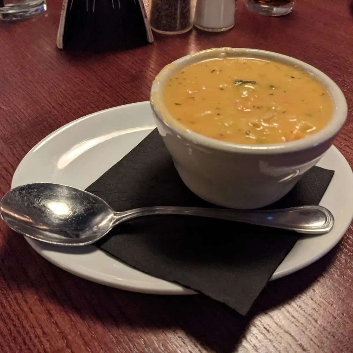 Roast Beef and Seafood Bisque