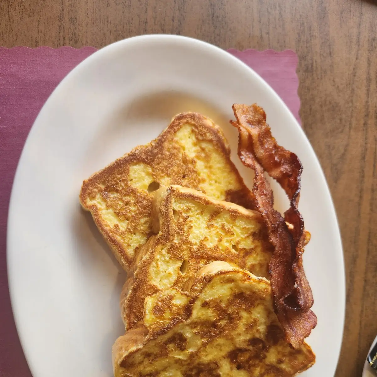 French Toast with Bacon