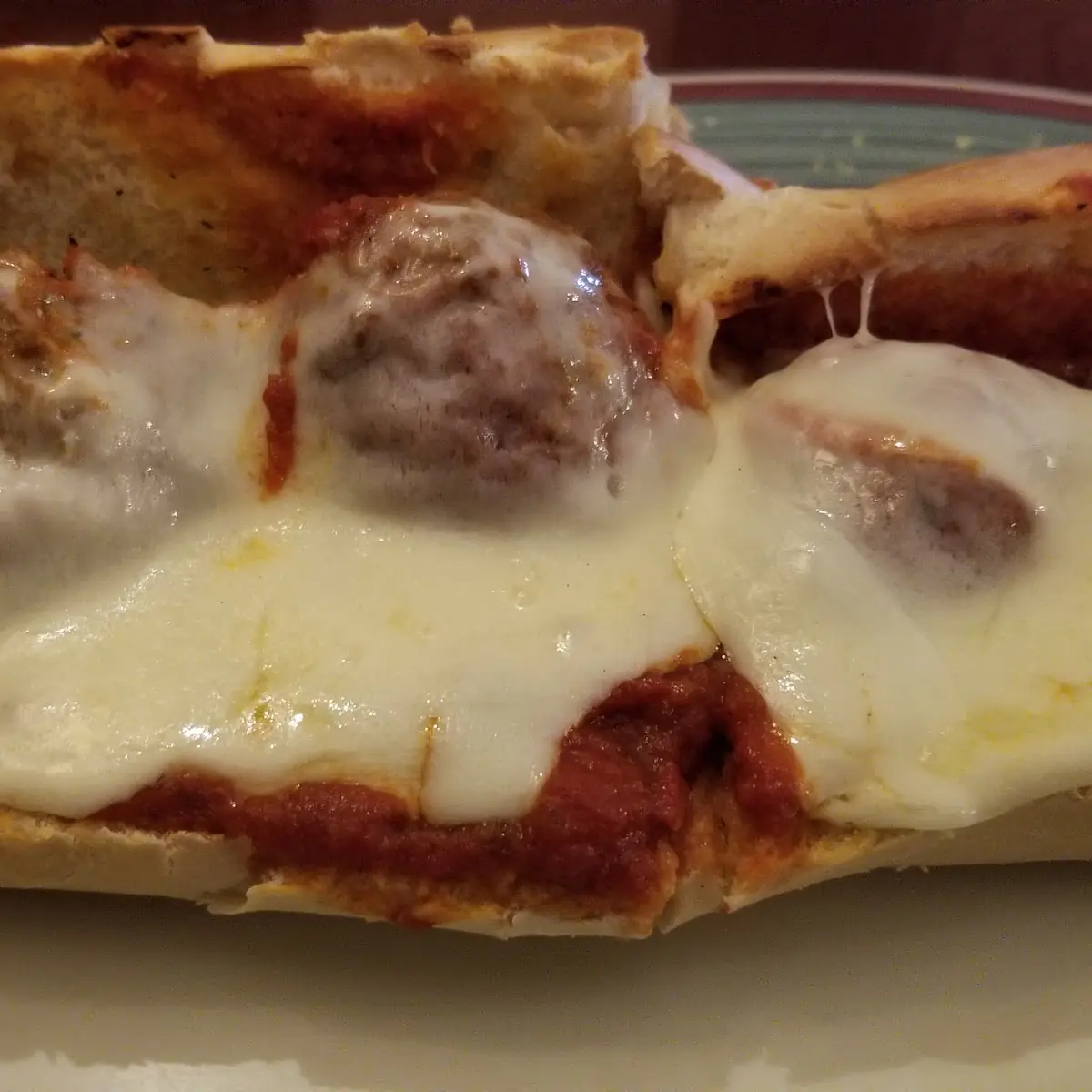 Meatball Parmigiana Sub