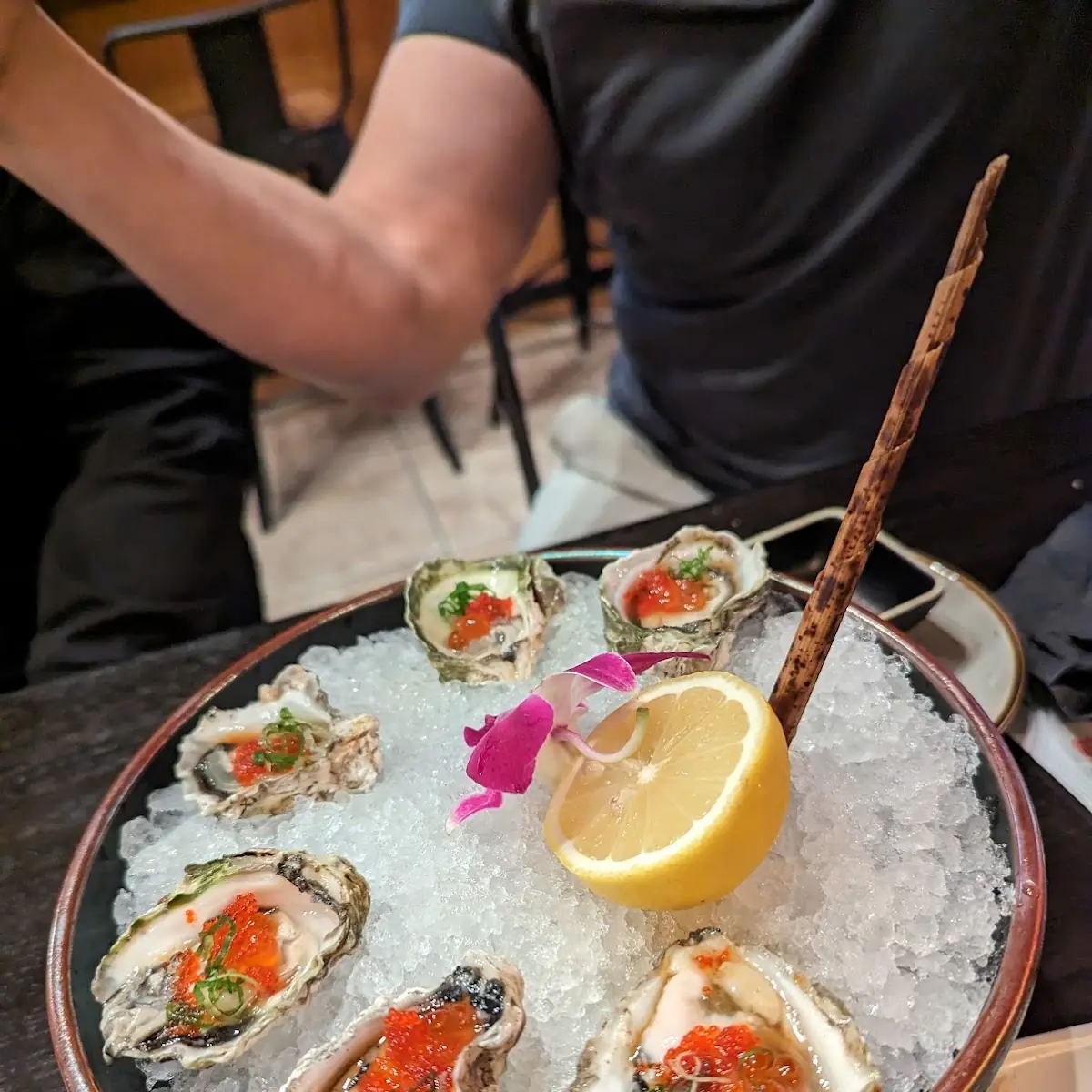 Fresh Oysters with Caviar Sauce