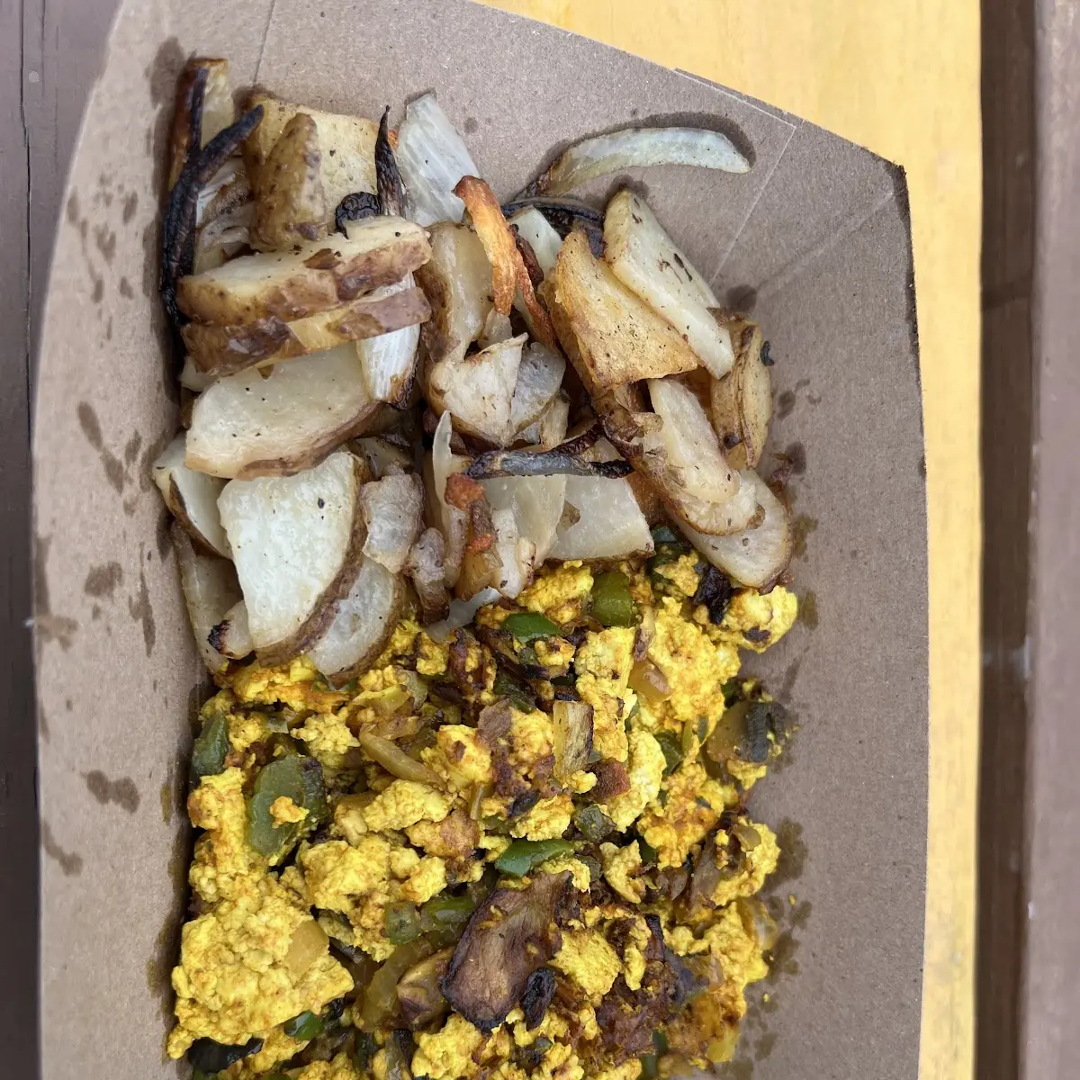 Tofu Scramble with Fried Potatoes