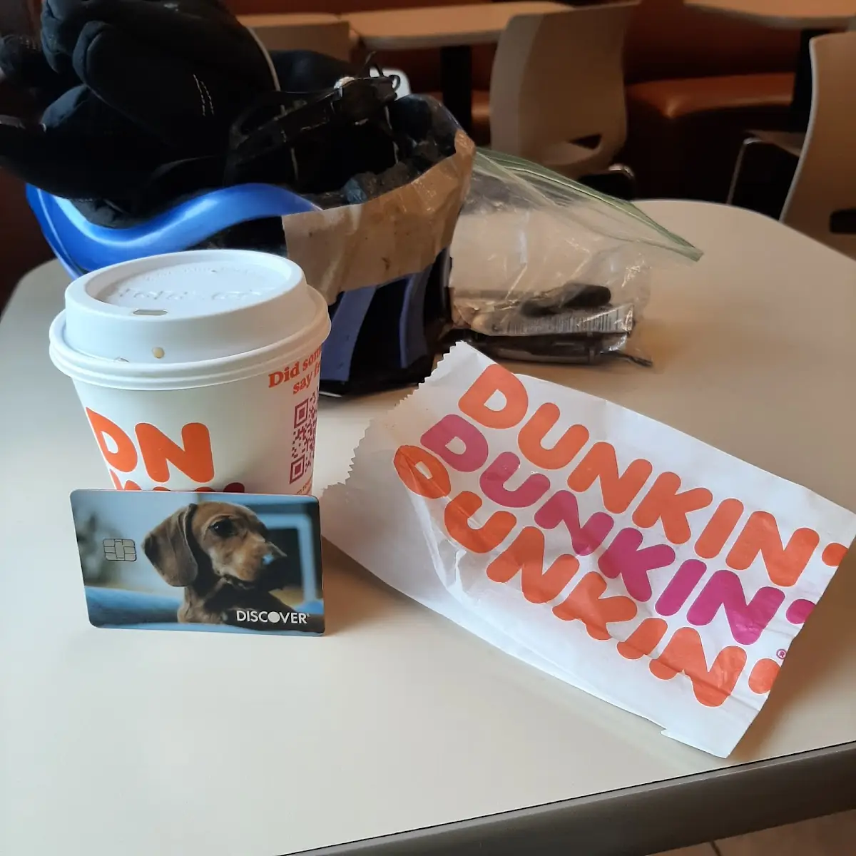 Glazed Donut Black Coffee