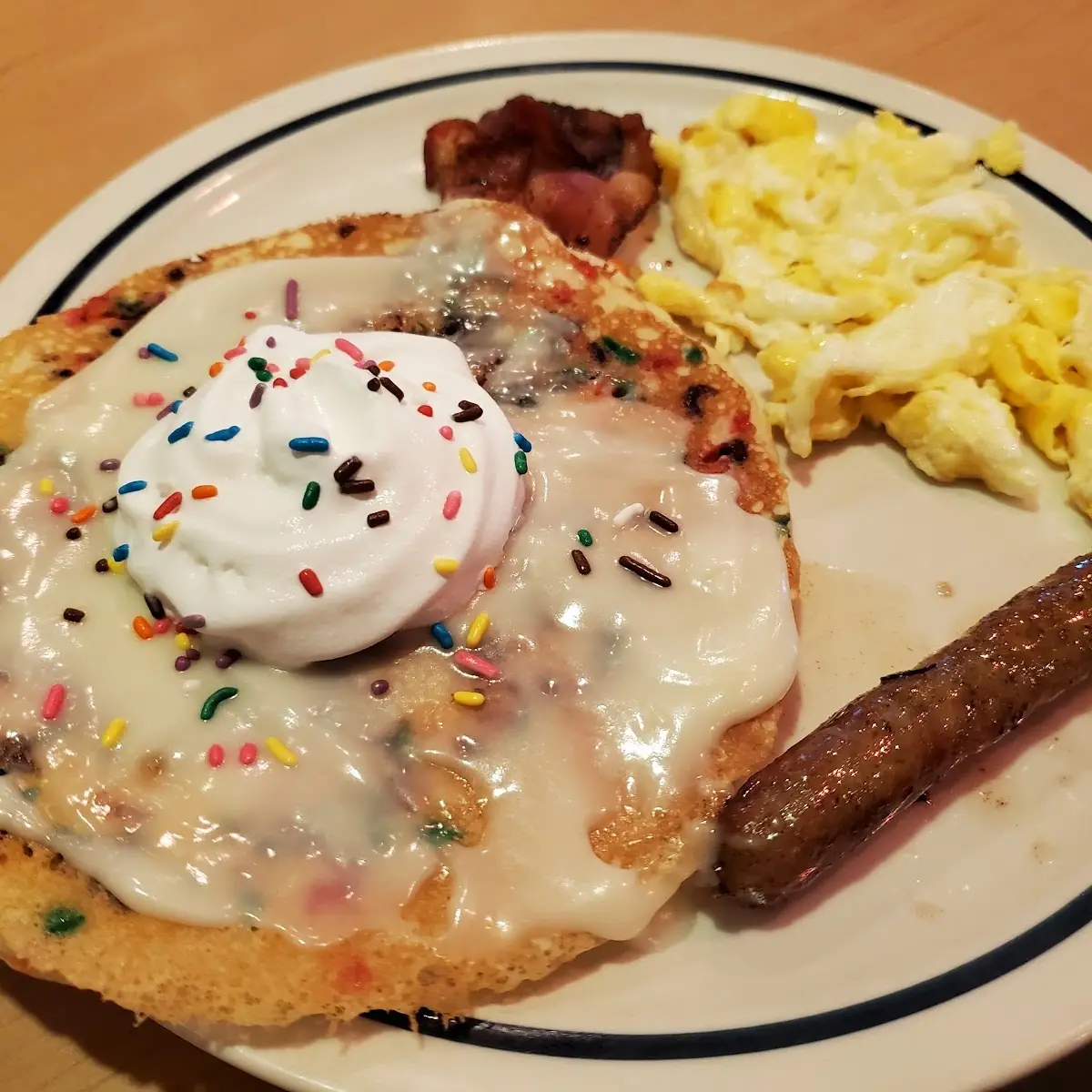 Jr Cupcake Pancake Combo