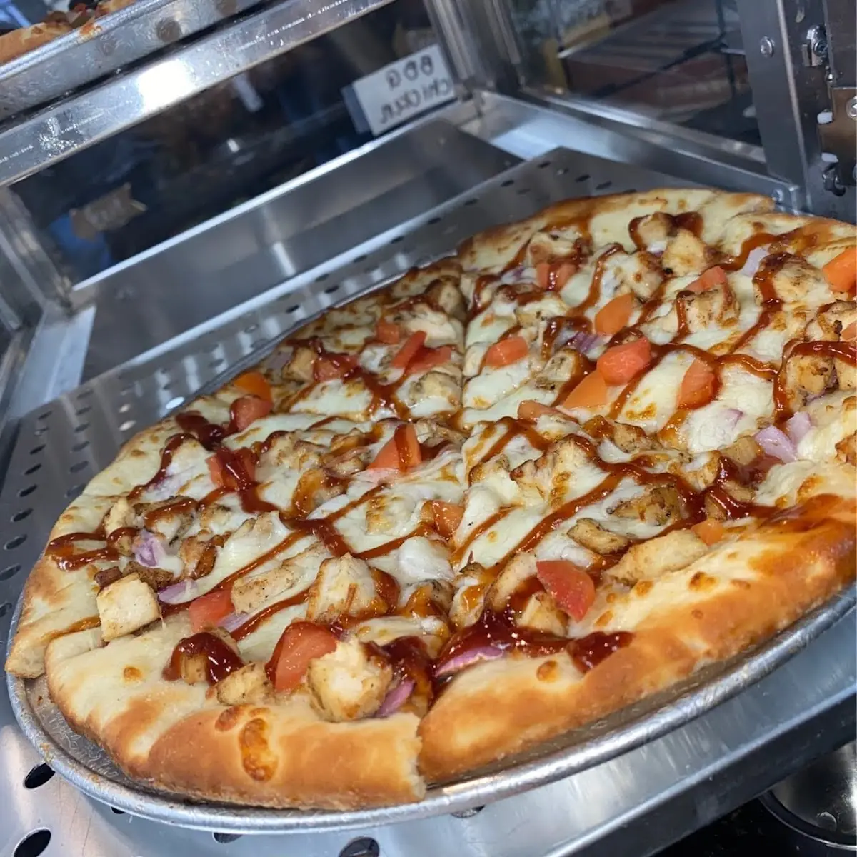 BBQ Chicken Bacon Ranch Pizza