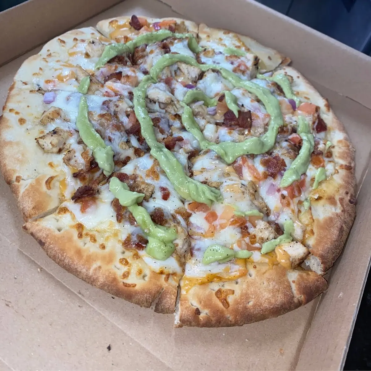 California Chicken Pizza