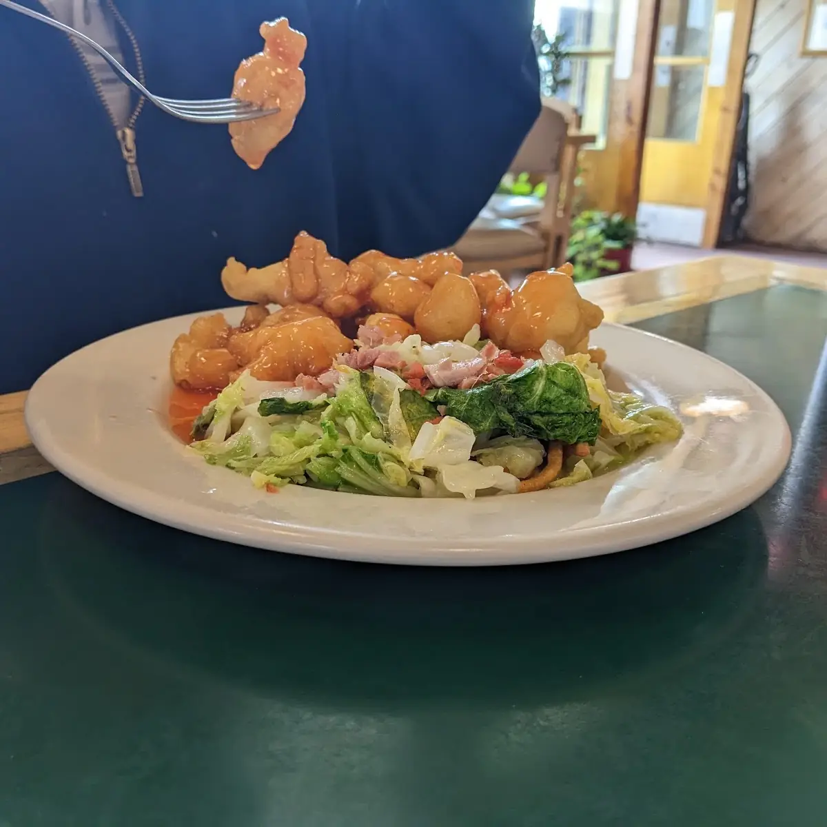Sweet and Sour Chicken with Chow Mein