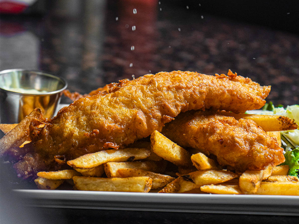 Golden Battered Fish & Chips