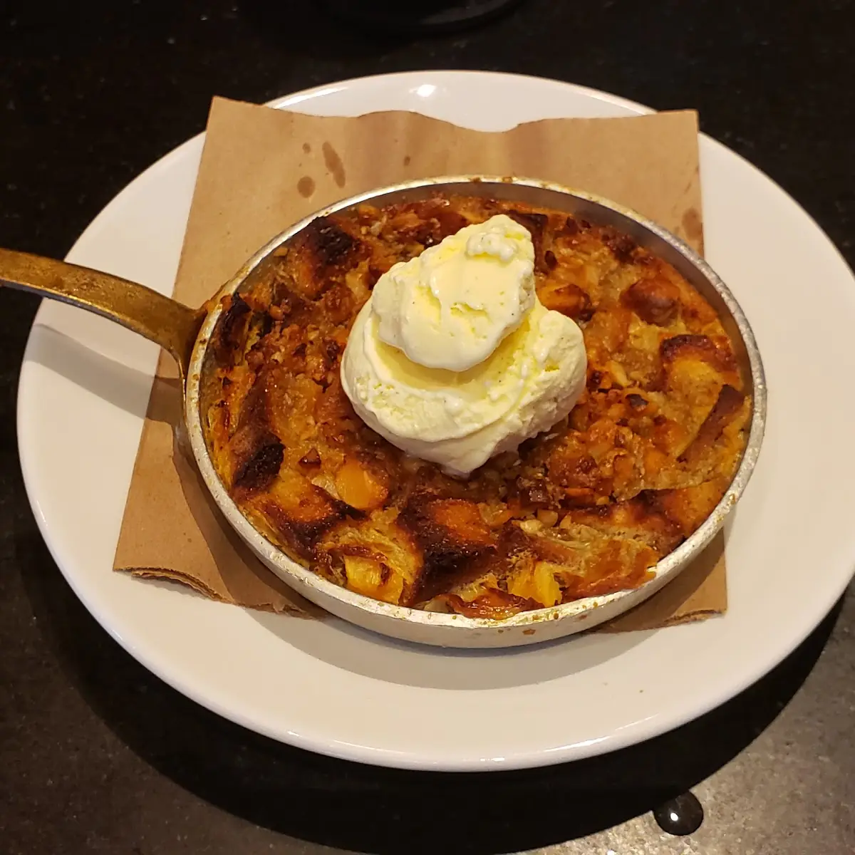 Pineapple-Macadamia Nut Bread Pudding