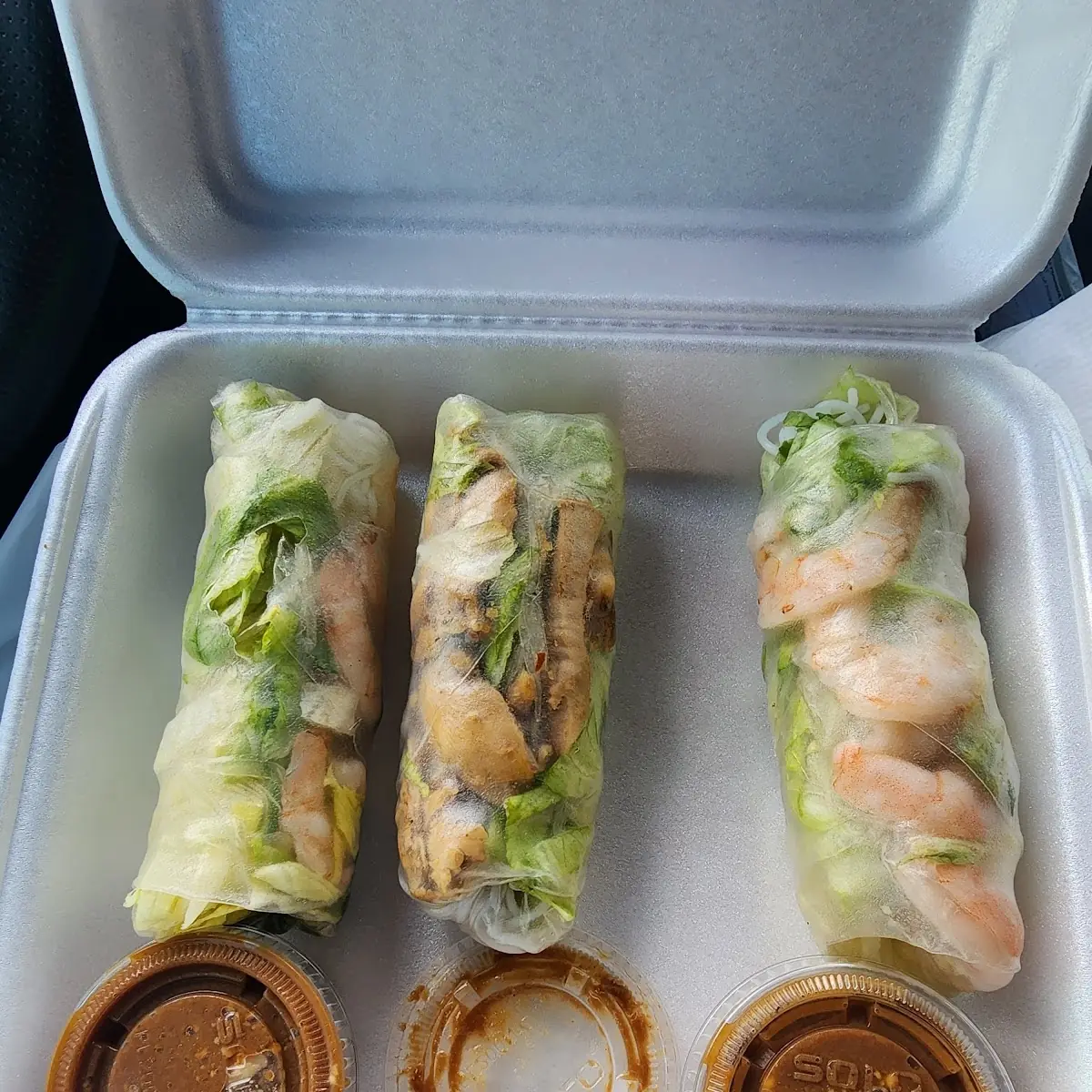 Shrimp and Chicken Spring Roll