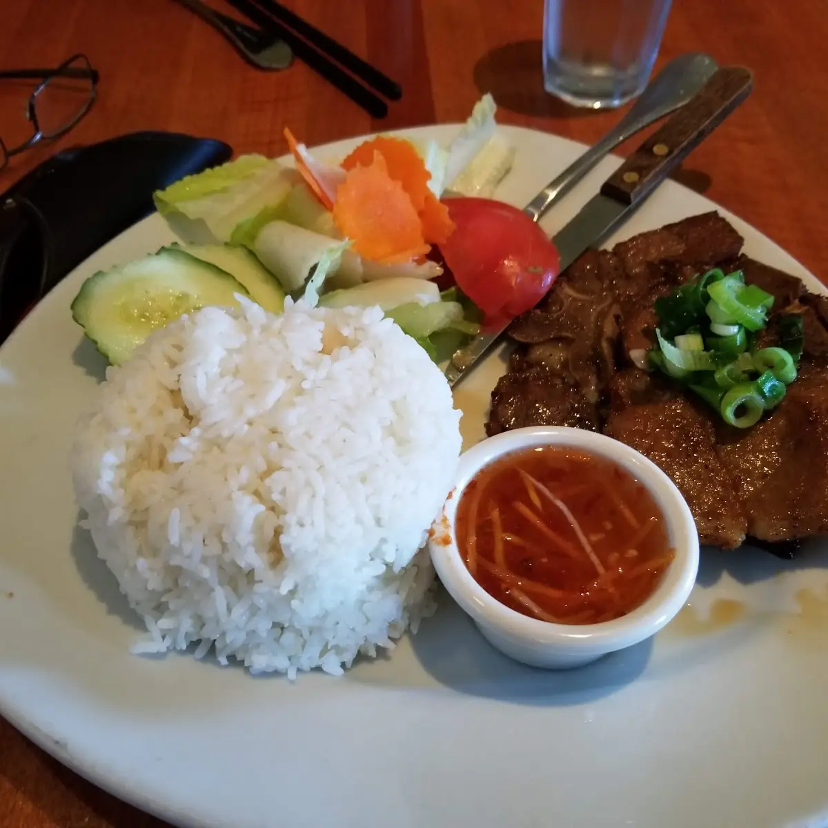 Pork Chop and Fish Sauce
